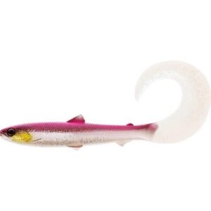 Guma WESTIN BullTeez Curltail 8cm - 3g - Pink Headlight - obrazek 1