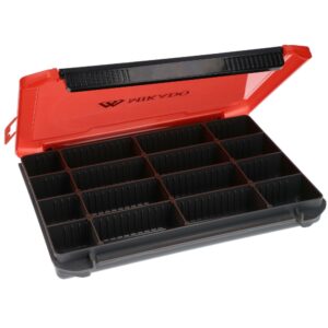 PUDEŁKO MIKADO Z PRZEGRÓDKAMI UAC-H1901 - (25,5x19,5x3,5cm) - rozm. L - CZERWONE - obrazek 1