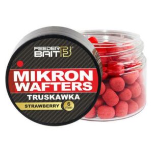 FEEDER BAIT Mikron Wafters- 4/6mm- Truskawka - obrazek 1