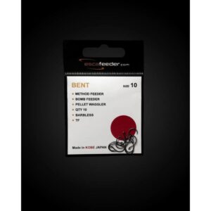 Haczyki Esca Feeder Bent - rozm. 10 - bezzadziorowe