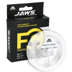 Żyłka MIKADO JAWS FC COATED - 0.16mm / 3.12kg / 150m - Transparentna - 1 szp. - obrazek 1