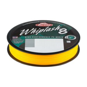 Plecionka BERKLEY Whiplash8 YELLOW 150m - 0.12mm - 17.5kg - obrazek 1