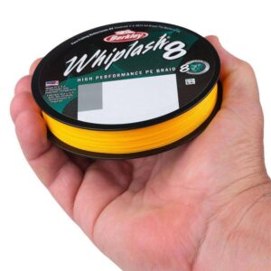 Plecionka BERKLEY Whiplash8 YELLOW 150m - 0.14mm - 19.2kg - obrazek 2