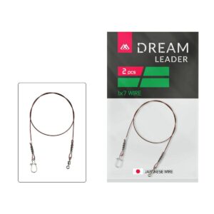 Przypon MIKADO Dream Leader Surflon 1x7 35cm/20LB/9kg - op.2szt. - obrazek 1