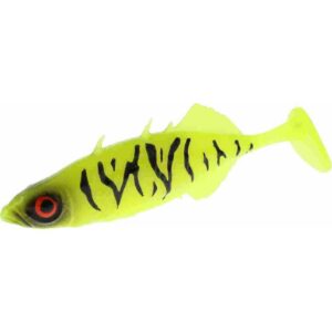 Guma MIKADO Real Fish Real Fish Stickleback 5cm Fluo Tiger 1szt - obrazek 1