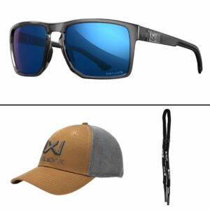 Okulary Wiley X - Founder Captivate Polarized Blue Mirror Grey Gloss Crystal Frame - obrazek 3