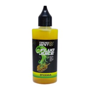 Dodatek do zanęt Fluo Juice 50ml - ochotka i konopia - obrazek 1