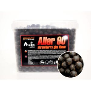 Kulki proteinowe Massive Baits Aller 90 5kg - 18mm -Strawberry GLM - obrazek 1
