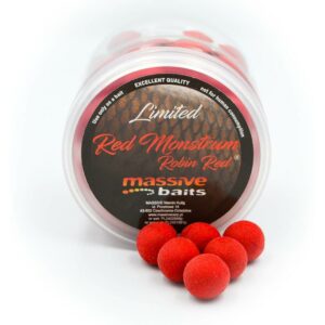 Kulki haczykowe Massive Baits Special Pop-Ups 14mm - 200ml - Red Monstrum Robin Red - obrazek 1