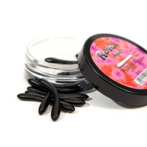 Przynęta Revol Baits Pijawka 5cm - Black - 12szt (bez zapachu) - obrazek 1