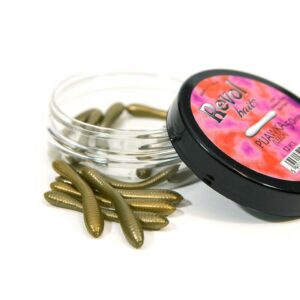 Przynęta Revol Baits Pijawka 5cm - Oliwkowa Perła - 12szt (bez zapachu) - obrazek 1