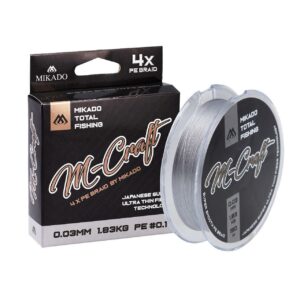 Plecionka MIKADO M-Craft Braid - 0.04mm/2.43kg/150m - STEEL GREY - op.1szp. - obrazek 1