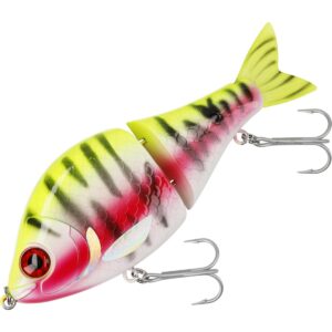 Wobler Mikado MFT SWIMBAIT - 10cm - 41g -wolno tonący - LEMON TIGER - obrazek 1