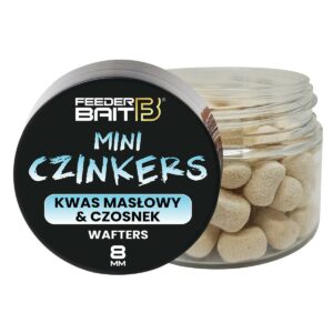 FEEDER BAIT Mini Czinkers Wafters- 6/8mm - Kwas Masłowy&Czosnek - obrazek 1