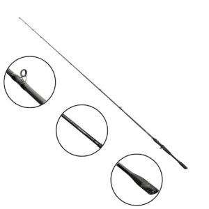 Wędka castingowa SAVAGE GEAR Revenge SG8 Pela V | 1.90m | 15-80g | 1+1 - obrazek 1