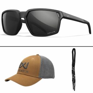 Okulary Wiley X - Sierra Captivate Polarized Black Mirror Grey Matte Black Frame - obrazek 4