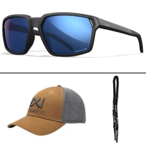Okulary Wiley X - Sierra Captivate Polarized Blue Mirror Grey Matte Black Frame - obrazek 4