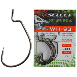 Haczyki SELECT Offsetowe WH-93 #6/0 (4szt/opak) - obrazek 1