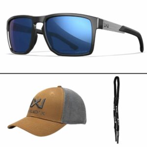 Okulary Wiley X - Apex Captivate Polarized Blue Mirror Lenses with Gloss Black Frame - obrazek 4