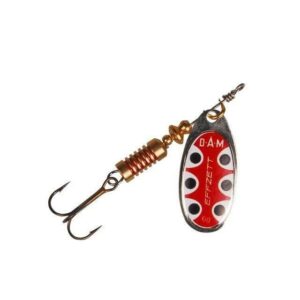 Obrotówka EFFZETT Standard Spinner #4 10g Silver Black Dot - obrazek 1