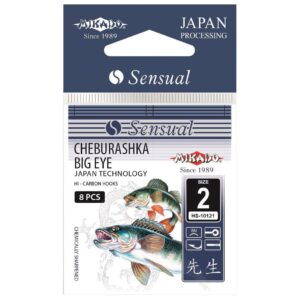 Haczyki Mikado  SENSUAL - CHEBURASHKA BIG EYE Nr. 6 BN - torebka 10szt - obrazek 1