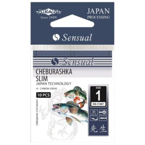 Haczyki Mikado SENSUAL - CHEBURASHKA SLIM Nr. 1/0 BN - torebka 10szt - obrazek 1