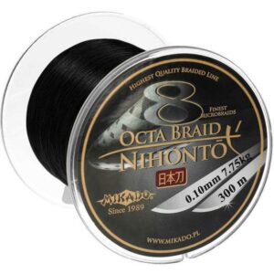 Plecionka Mikado NIHONTO OCTA BRAID 026 BLACK 300M - obrazek 1