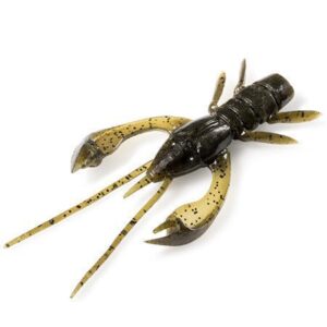 Przynęta FishUp Real Craw 1, 5" (4, 2cm) - #043/Watermelon Brown/Black - 10 szt. - obrazek 1