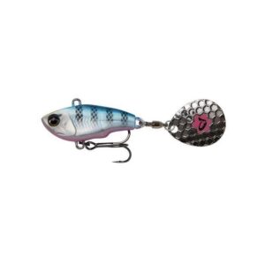 Wirujący ogonek SAVAGE GEAR FAT TAIL SPIN 5.5CM 9G BLUE SILVER PINK - obrazek 1