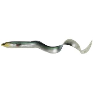 Guma SAVAGE GEAR Real Eel 20cm 27g GREEN/ SILVER - obrazek 1