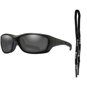 Okulary polaryzacyjne Wiley X - GRAVITY CAPTIVATE Polarized Smoke Grey Matte Black Frame - obrazek 3