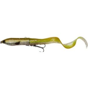 Przynęta SAVAGE GEAR 3D Hard Eel 2+1 17cm 50g SS - Green Silver Ayu - obrazek 2