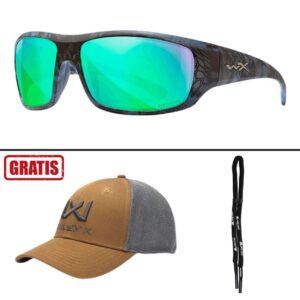 Okulary polaryzacyjne WILEY X OMEGA CAPTIVATE Green Mirror Kryptek Neptune Frame - obrazek 3