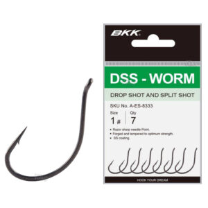 Haczyki BKK DSS-Worm rozmiar 2/0, op. 6szt - obrazek 1