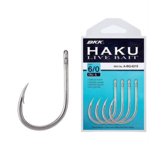 Haki sumowe BKK Haku Livebait rozmiar 8/0, op. 3szt - obrazek 1