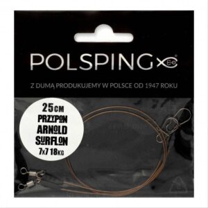 Przypon Polsping Surflon 7x7 Camo 12kg 30cm - 2 szt. - obrazek 1