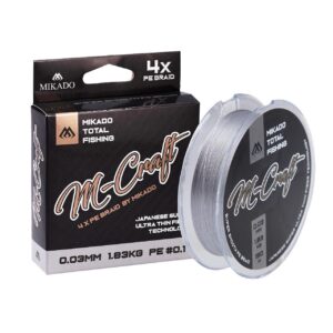 Plecionka MIKADO M-Craft Braid - 0.08mm/4.51kg/150m - STEEL GREY- op.1szp. - obrazek 1