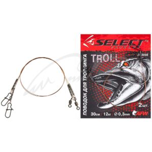 Przypon SELECT TROLL 1x7- 40cm / 12kg / 2szt. - obrazek 1