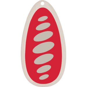 Obrotówka MIKADO Monster Spinner #7 - Silver Red - obrazek 2