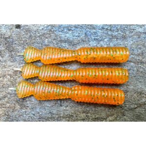 Przynęta Great Fish GF2 Leech - 6cm - 1.8g - Curry - Bezzapachowy - 10szt. - obrazek 2