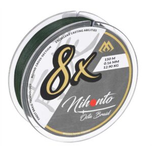 Plecionka Mikado NIHONTO OCTA BRAID  012 GREEN 150M - obrazek 2