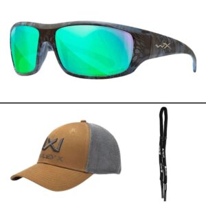 Okulary polaryzacyjne WILEY X OMEGA CAPTIVATE Green Mirror Kryptek Neptune Frame - obrazek 5
