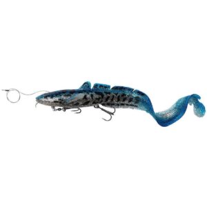 Guma SAVAGE GEAR 3D Line Thru Burbot 36cm 216g - Blue Silver UV - obrazek 2