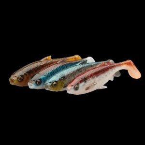 Zestaw przynęt SAVAGE GEAR 3D LB River Roach 12cm Clear Water MIX - 4 szt - obrazek 2