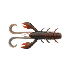 Guma BERKLEY Hollow Craw 7cm - Dark Cray UV Claw - 1 szt. - obrazek 2