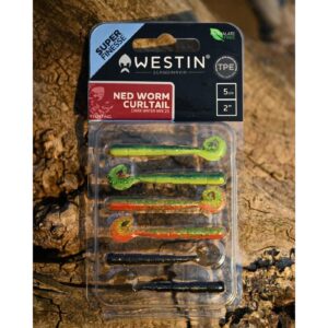 Przynęta WESTIN Ned Worm Curtail / 5cm / 0.5g / Violett Goby - obrazek 2