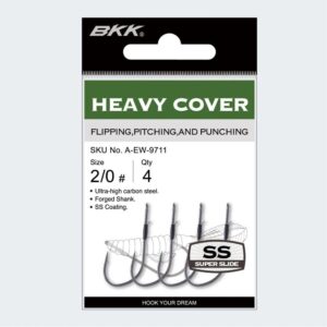 Haki BKK HEAVY COVER - Flipping Hook - 4/0 - 4szt. - obrazek 1