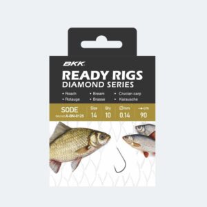 Haczyki z przyponem BKK Sode GD 8#, Ø 0.16mm, 70cm - obrazek 2