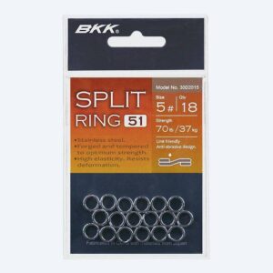 Kółka Łącznikowe BKK Split Ring-51 rozmiar 8, op. 12szt - obrazek 2