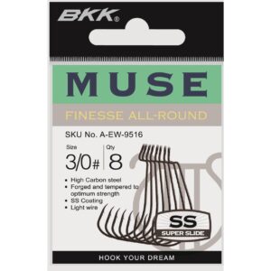 Haczyki offsetowe BKK Muse rozm. 3/0 - op. 8szt - obrazek 2